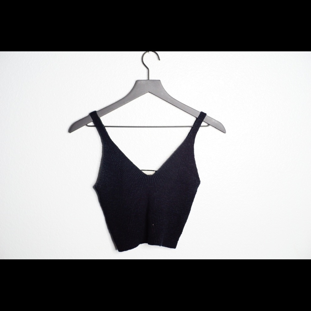 Knit crop top